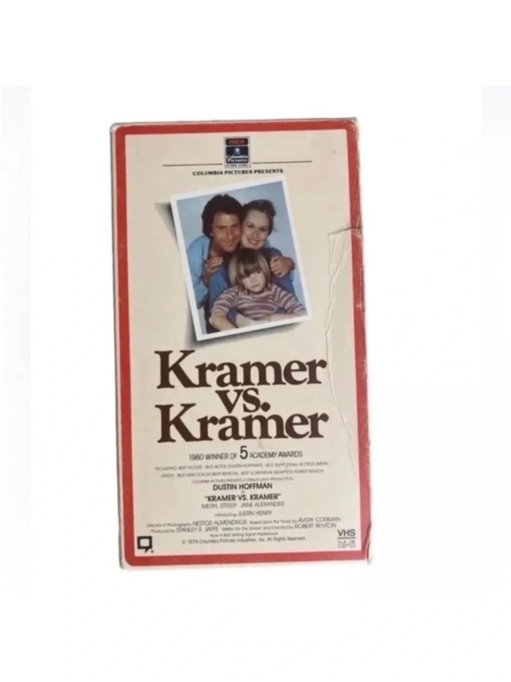 Kramer vs. Kramer VHS Movie Tape